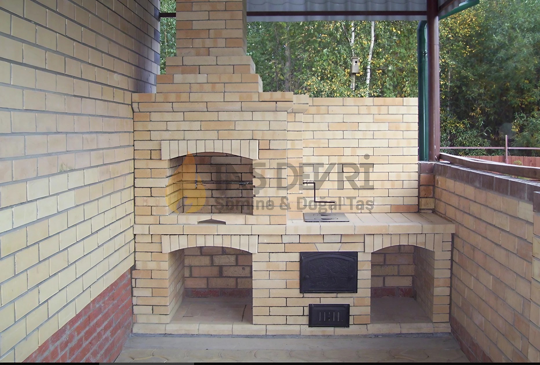 Kültür Tuğlası Barbekü