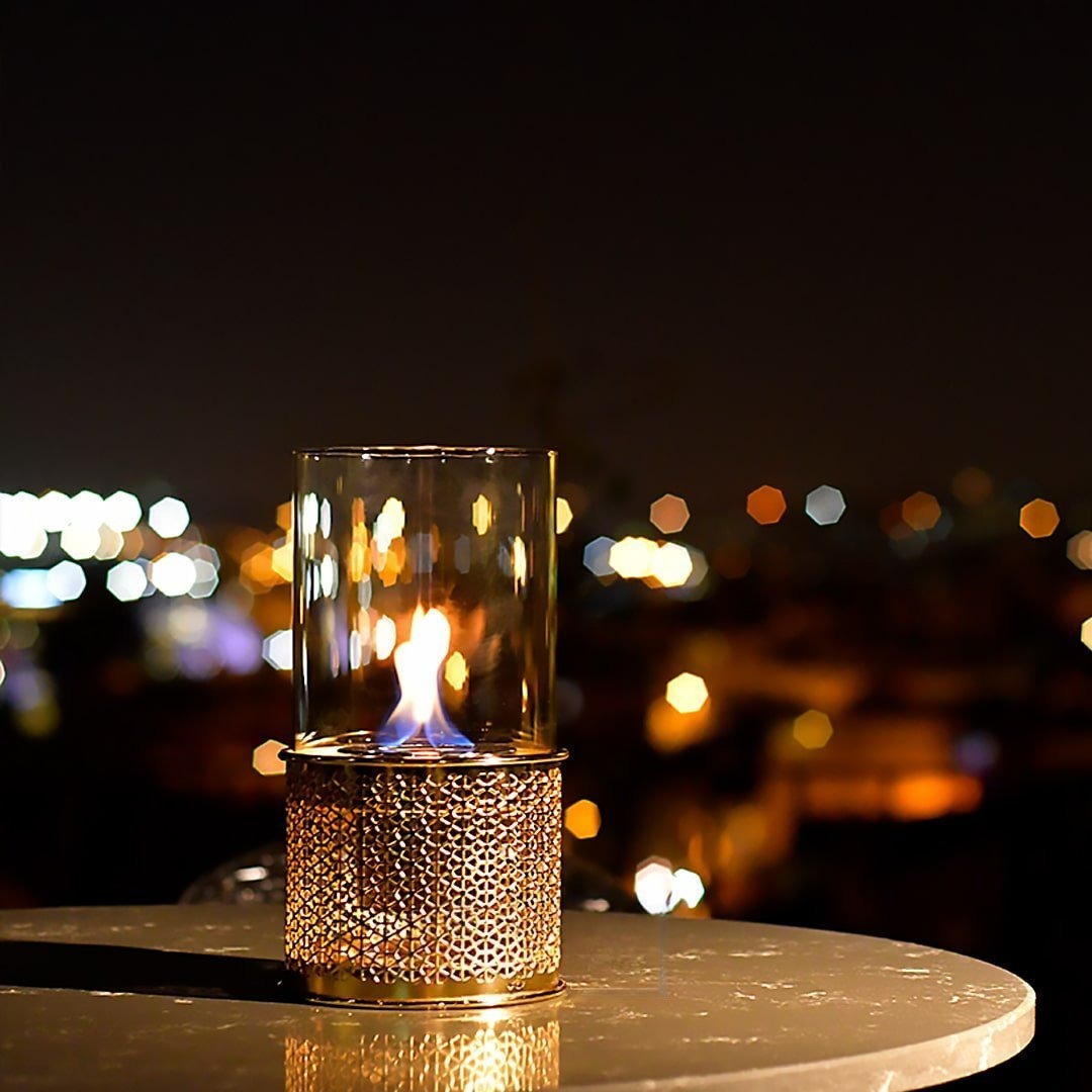 Altıgen Desenli Masa Etanolü