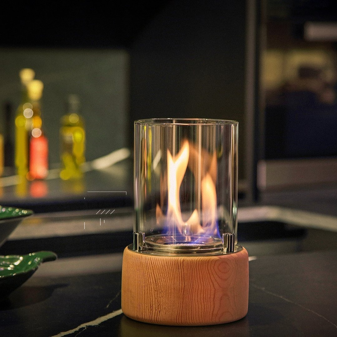 Mini Açık Kahve Masa Etanolü