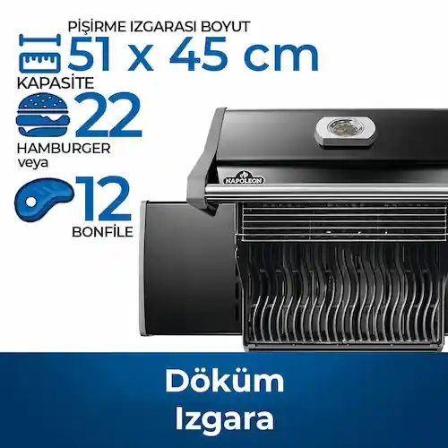 Napoleon Rogue 365 Gazlı Mangal: Küçük Alanlarda Profesyonel Performans