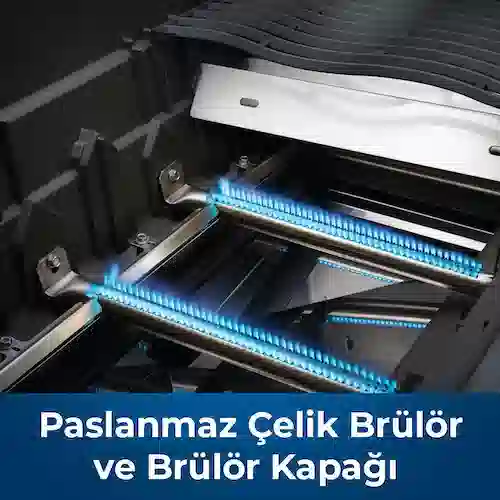 Napoleon Rogue Xt 625 SIB Gazlı Barbekü Mangal: 5 Brülör ve 800°C Sizzle Zone Gücü