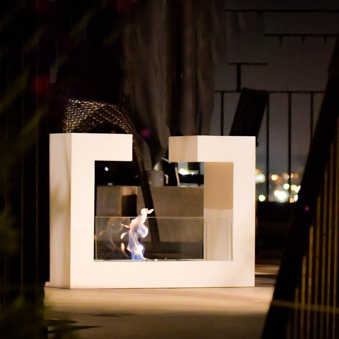 Renkli Açık Tünel Taşınabilir Etanol