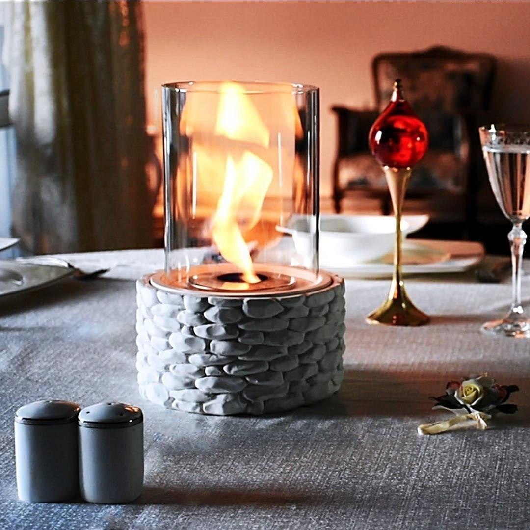 Taş Kaplamalı Masa Etanolü