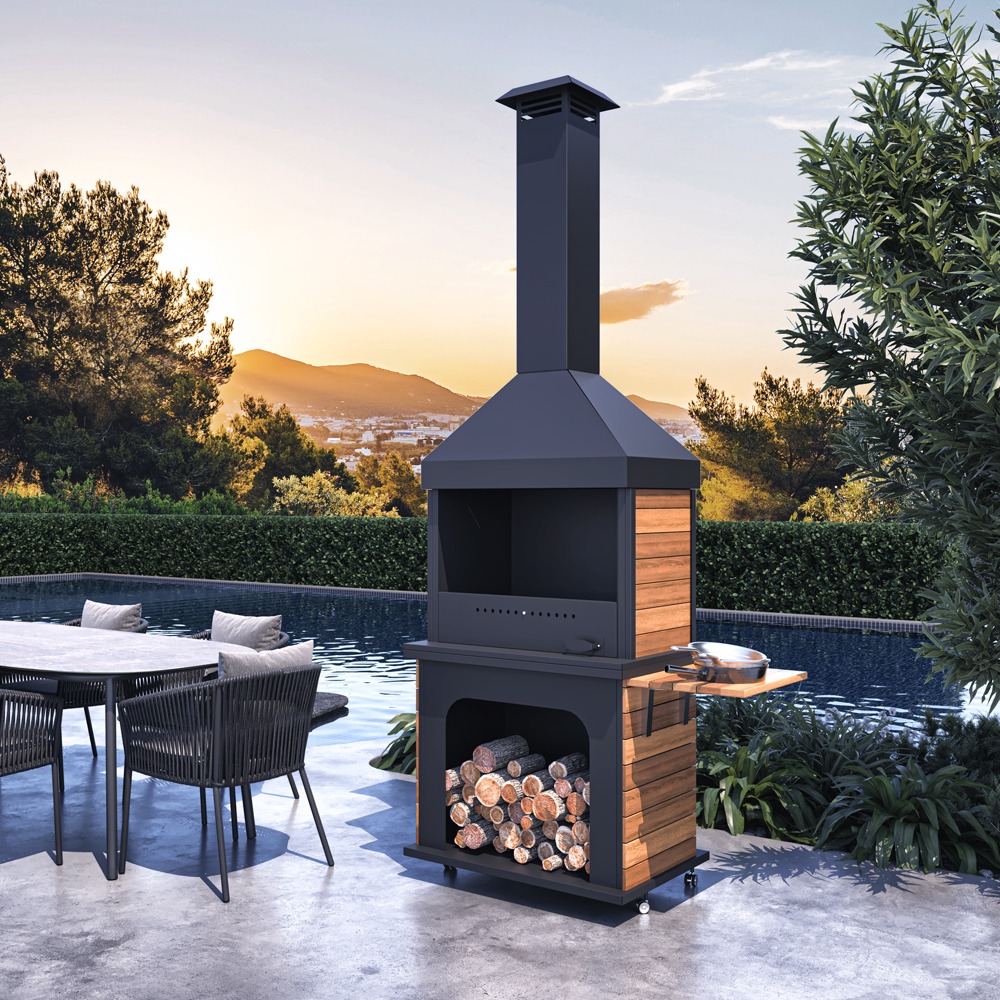 Standlı Fırınsız Barbekü