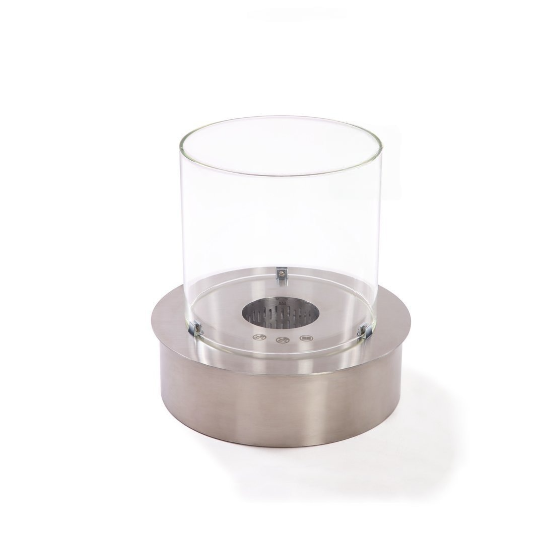 40 cm Camlı Yuvarlak Burner