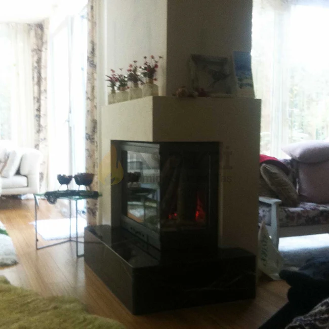TD- Double-Sided Wood-Burning Fireplace 9