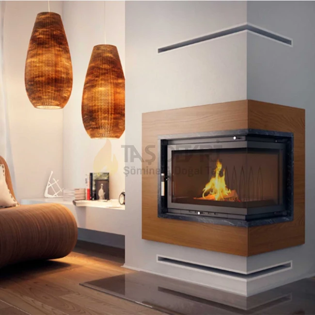 TD- Double-Sided Wood-Burning Fireplace 7