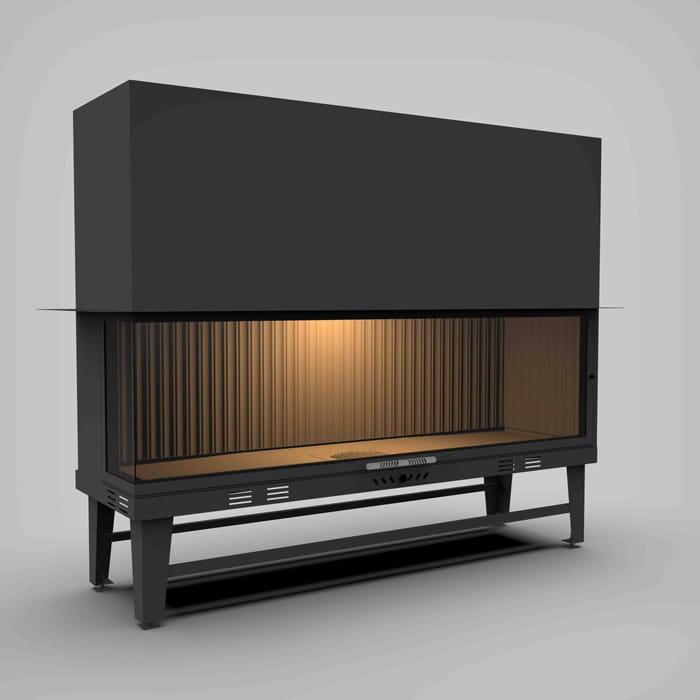 L Type Fireplace Firebox 80