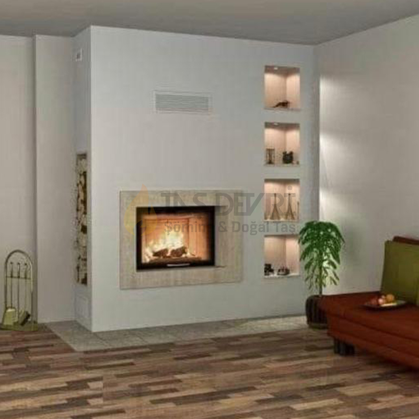 TD-Düz Odunlu Şömine 22