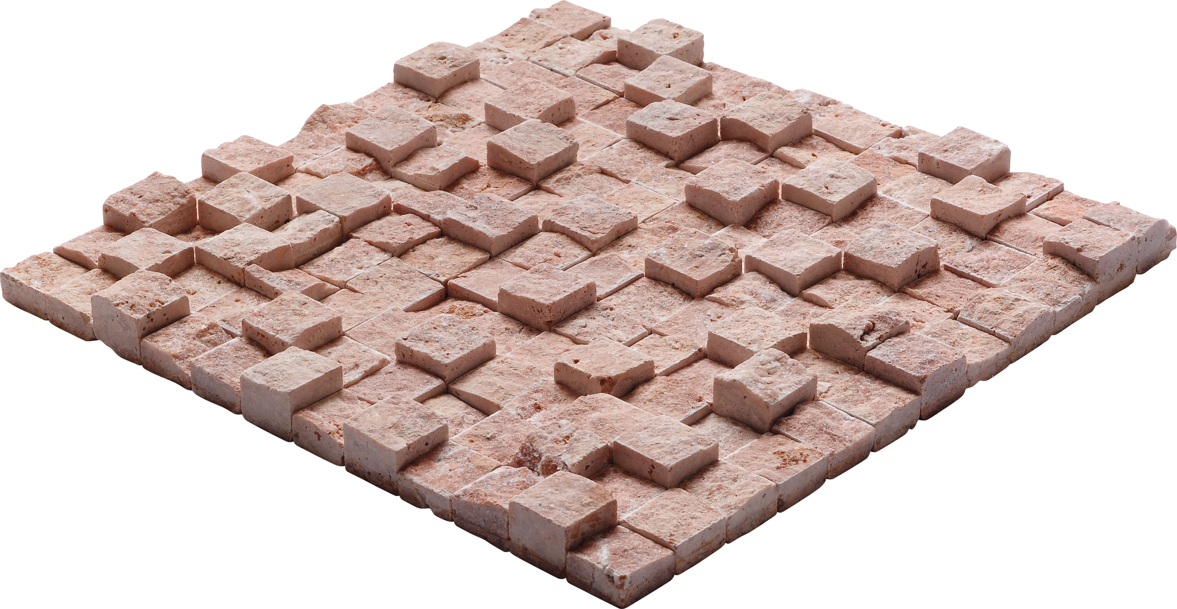 23x23 Rosso 3D Split-Face (Natural Split-Face Stone)