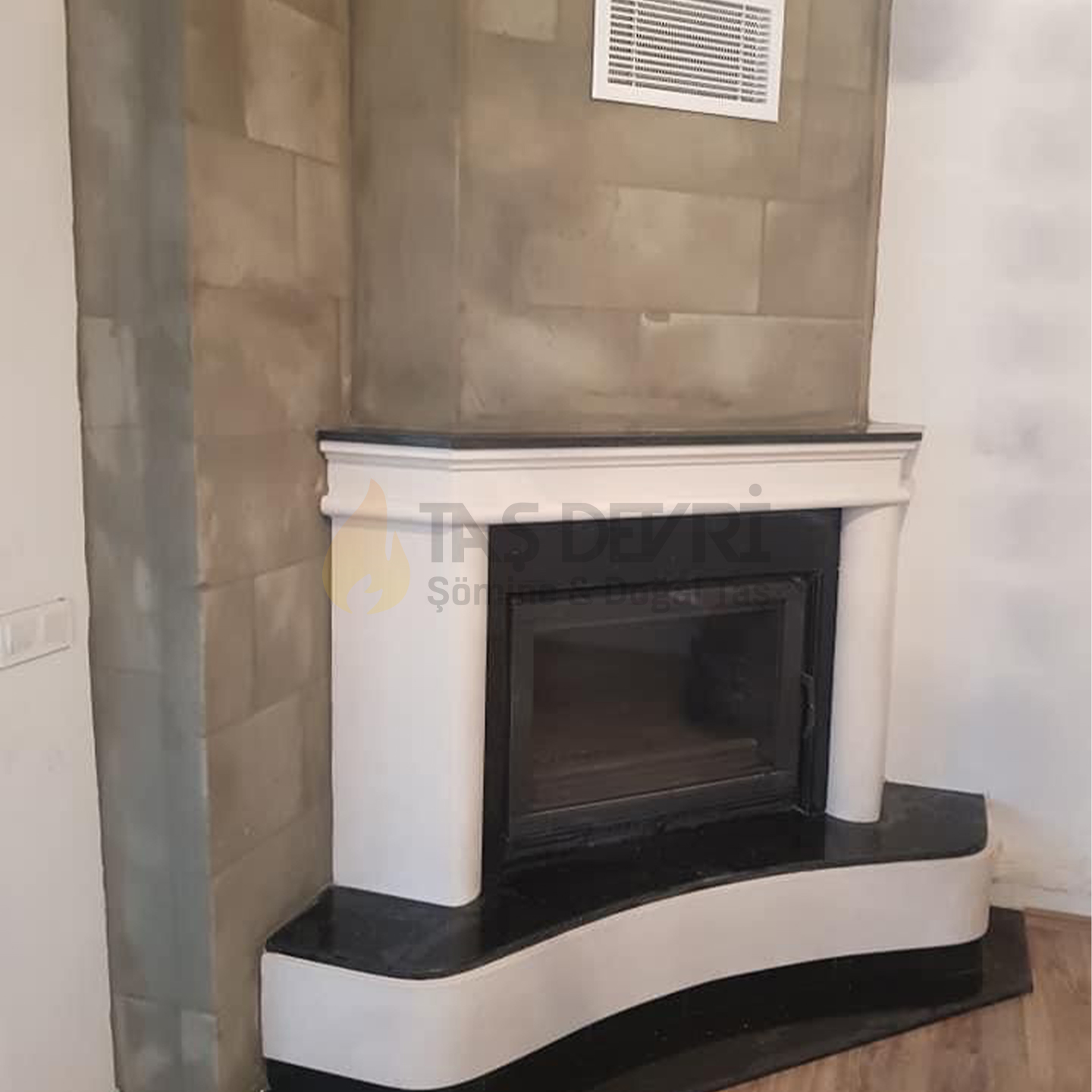 Köşe Odunlu Şömine 26