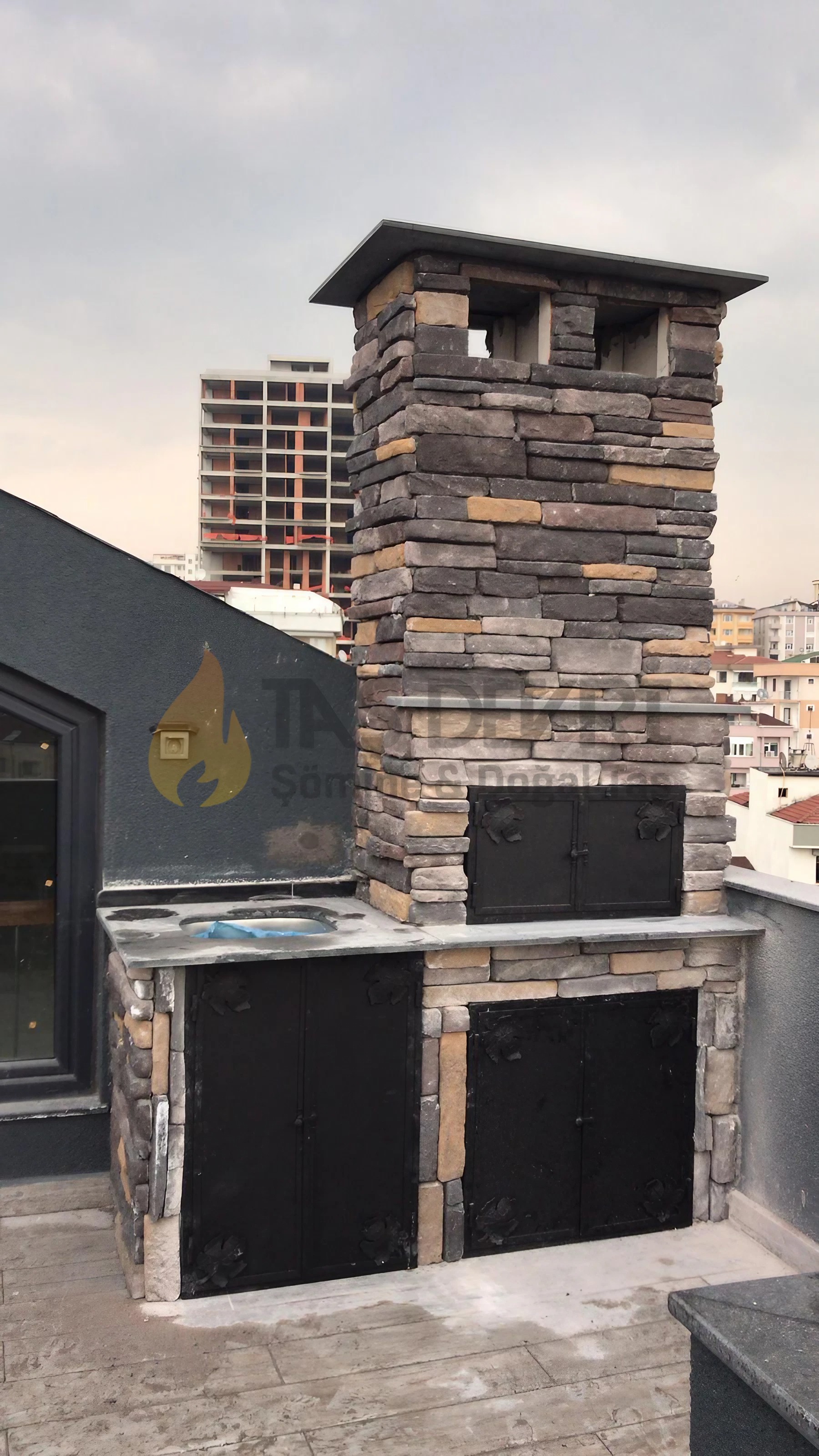 Yığma Tuğlalı Barbekü