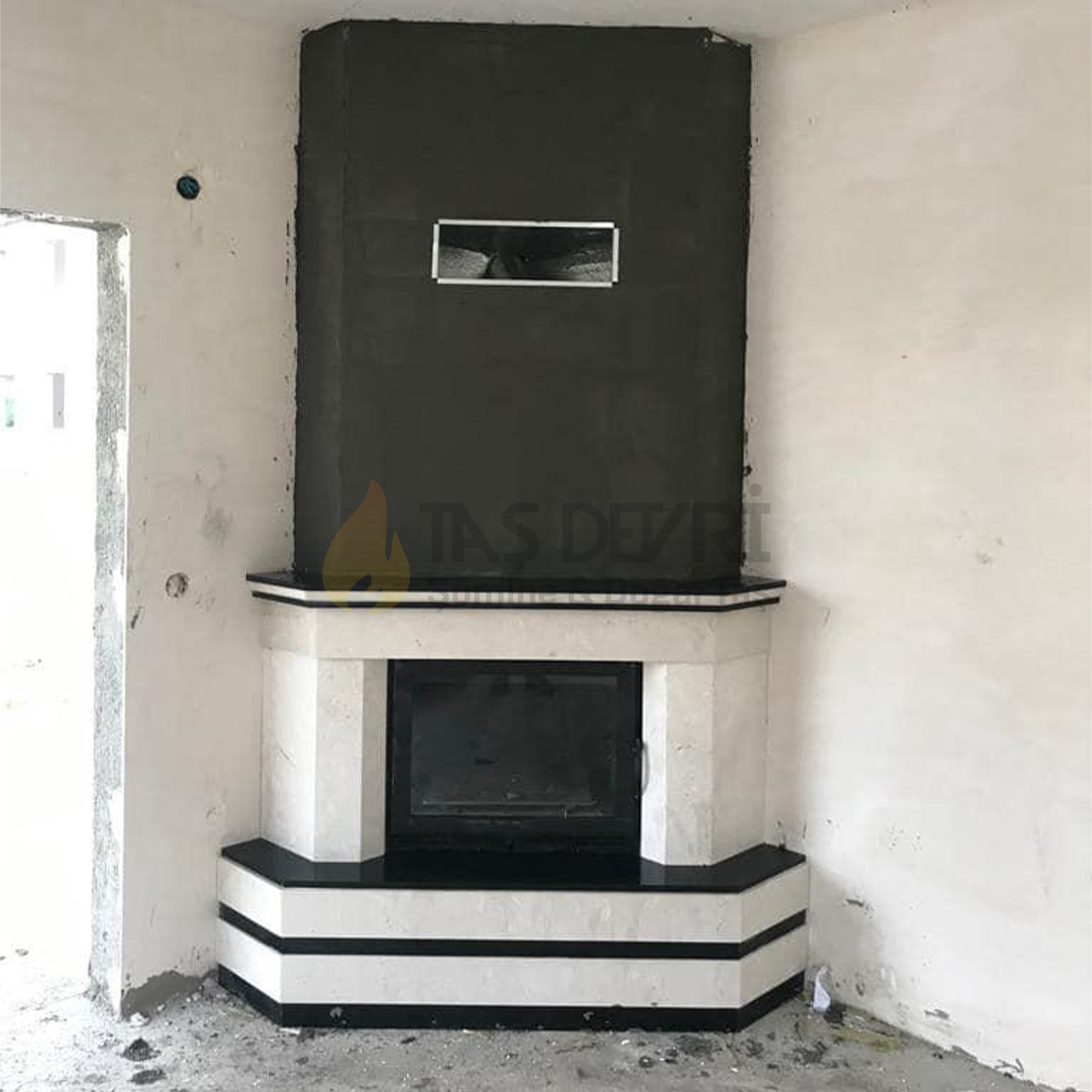 Köşe Odunlu Şömine 36