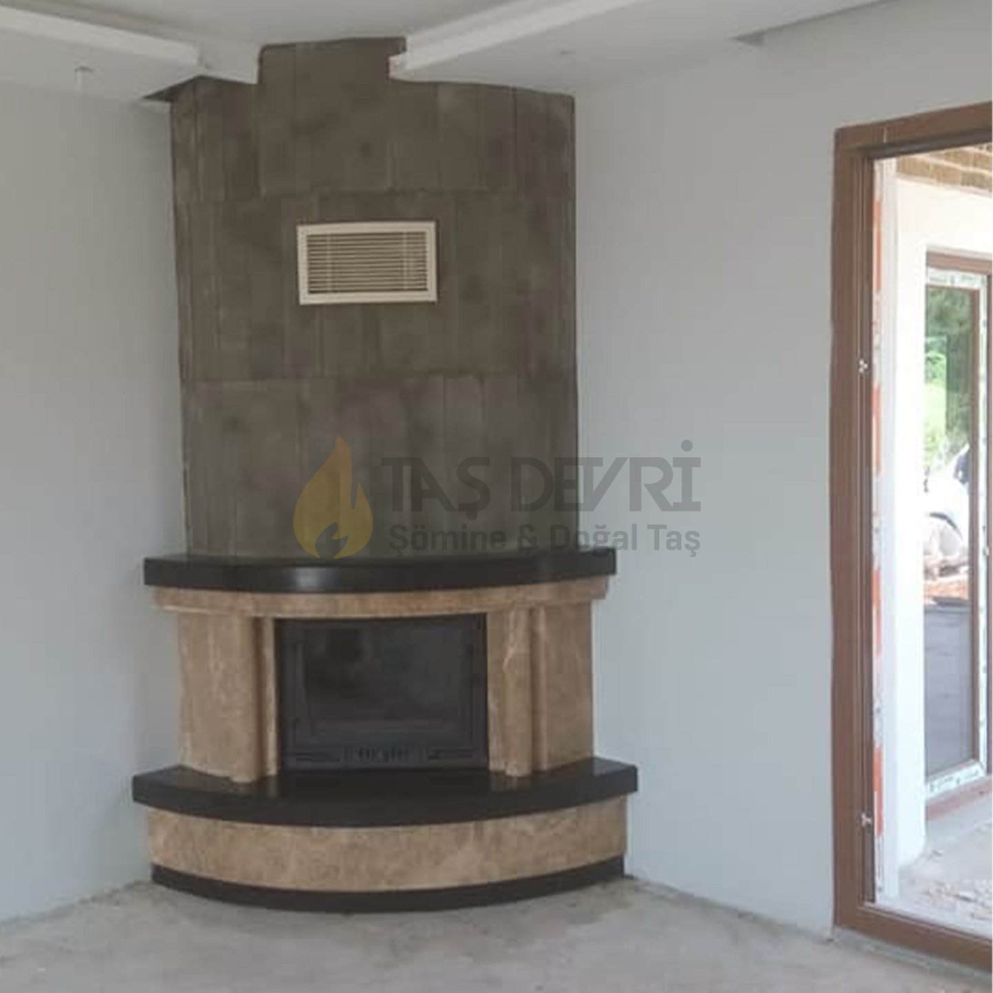 Köşe Odunlu Şömine 39