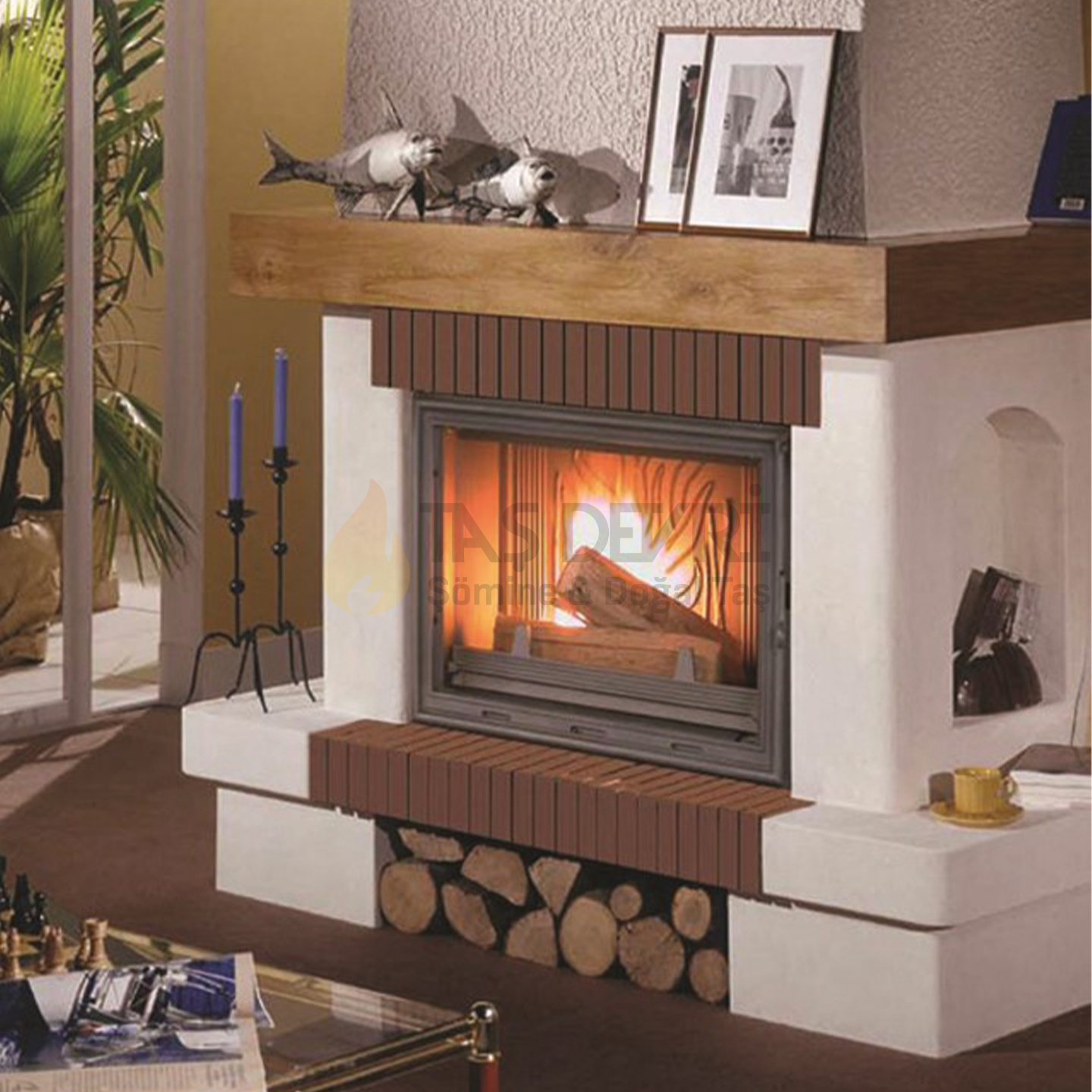TD-Straight Wood-Burning Fireplace 41