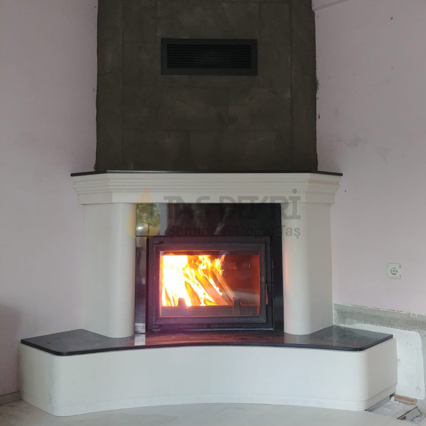 Köşe Odunlu Şömine 54