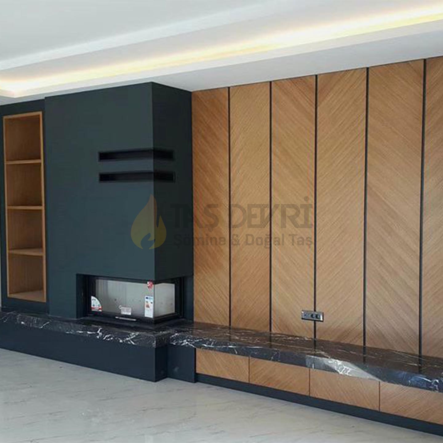 TD- İki Açık Odunlu Şömine 63