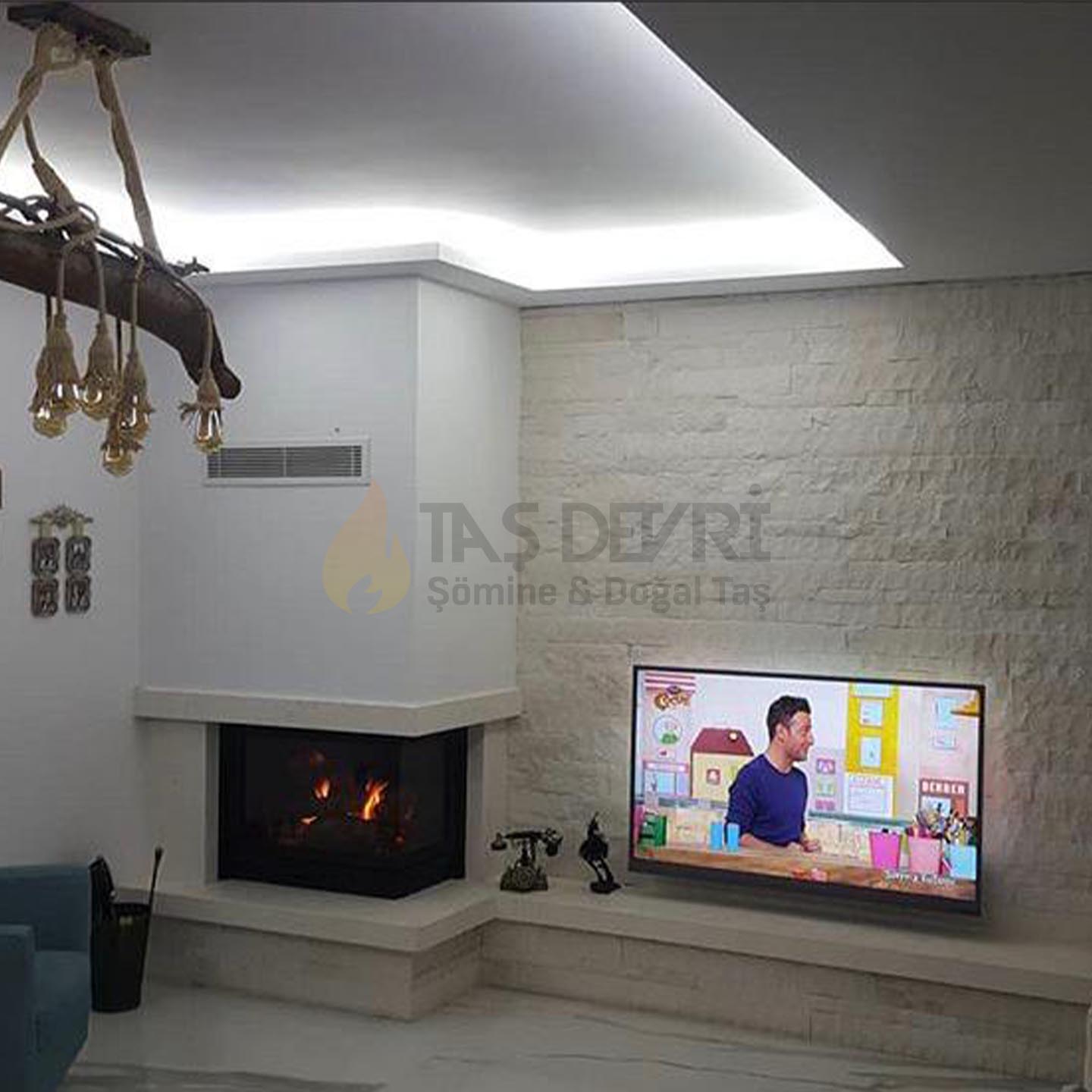 TD- İki Açık Odunlu Şömine 64