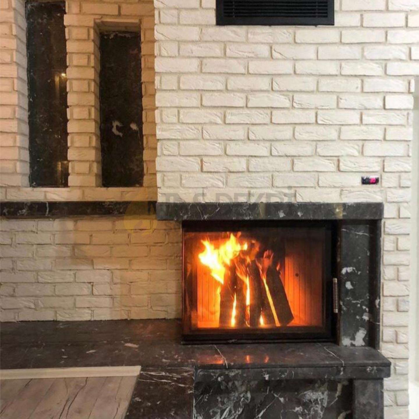 TD- Double-Sided Wood-Burning Fireplace 66