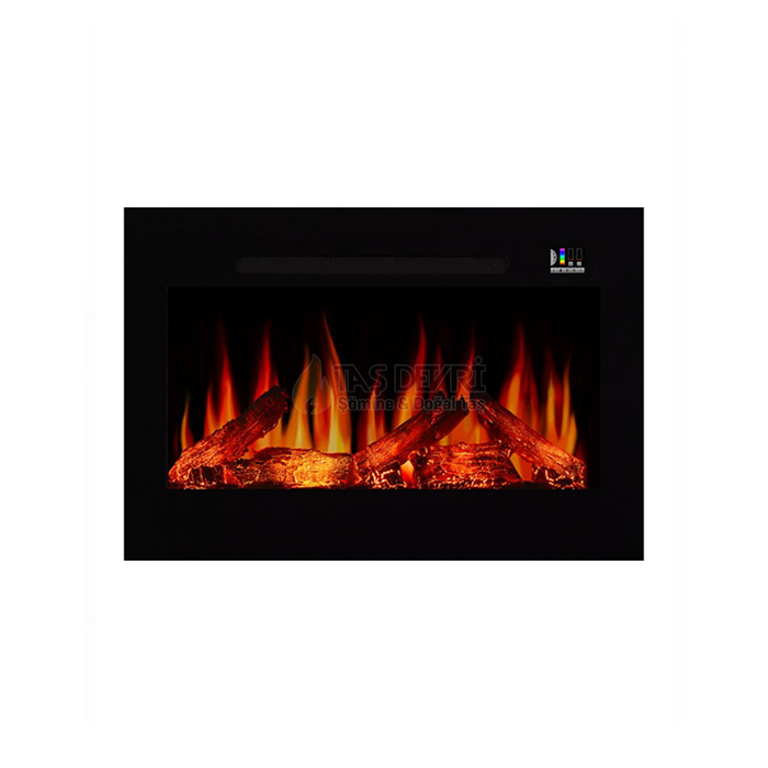 Pagla-80 - Isıtıcılı Elektrikli Şömine 80 cm